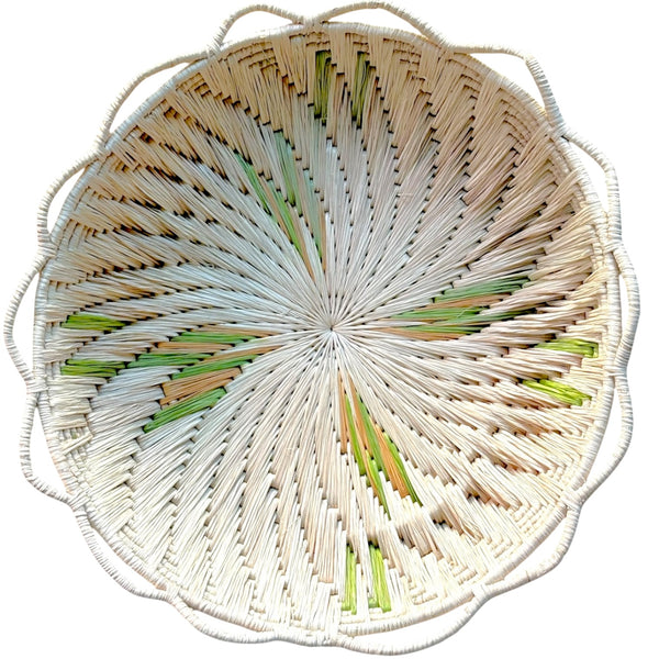 Cesta de Palha de Buriti -  Família Indígena Warao