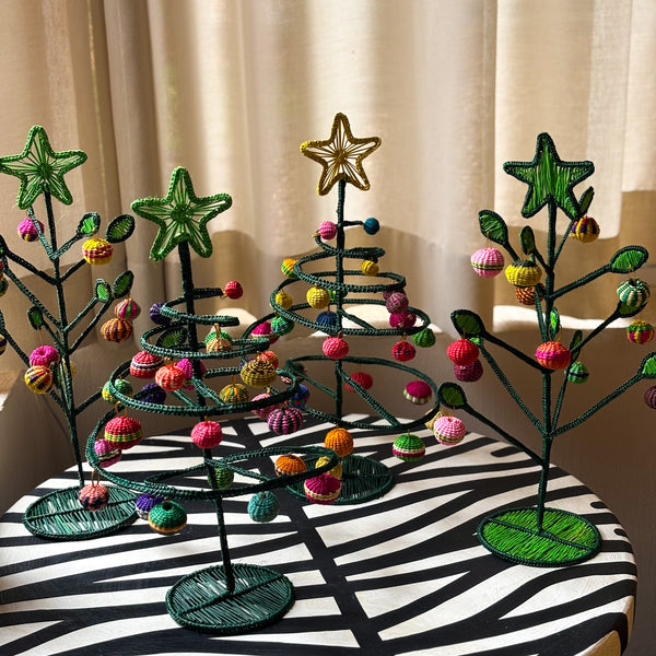 Árvore de Natal Colombiana de Fibra Natural