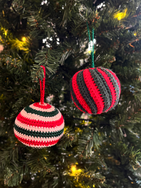 Conjunto 3 Bolas de Crochê