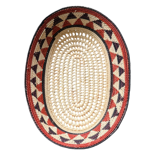 Fruteira Oval de Palha de Tucumã G