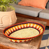 Fruteira Oval de Palha de Tucumã M