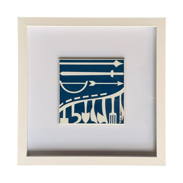 Quadro Azulejo Orixa - Ogum