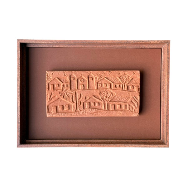 Quadro Vilarejo de Barro