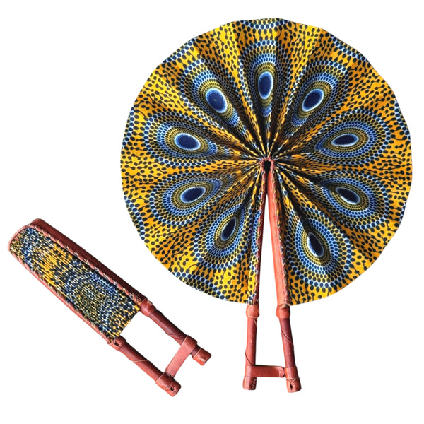 Leque de Tecido Ankara - Gana