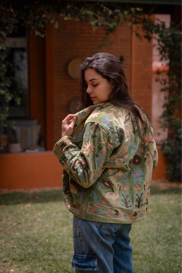 Jaqueta Indiana Velvet P/M