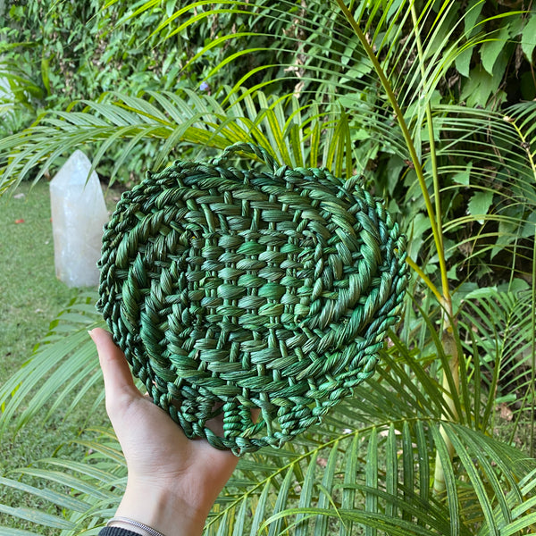 Leque de Mão - Verde