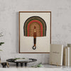 Leque Decorativo de Bolgatanga com Moldura
