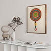 Leque Decorativo de Bolgatanga com Moldura