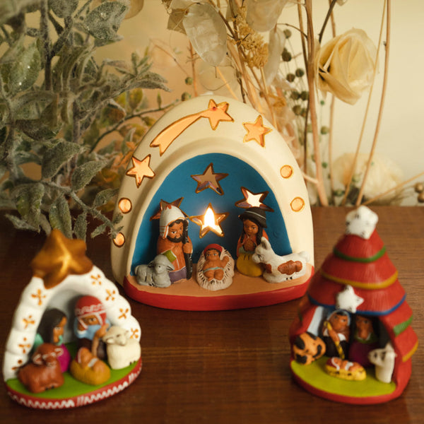 Presépio Natalino Peruano - Porta-Vela