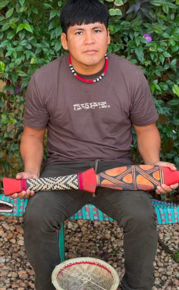 Pente Kamayurá – Arte Ancestral com Moldura
