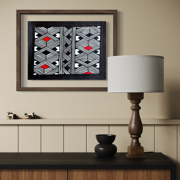 Pintura Indígena Waxamani Mehinako Xingu - 40x30