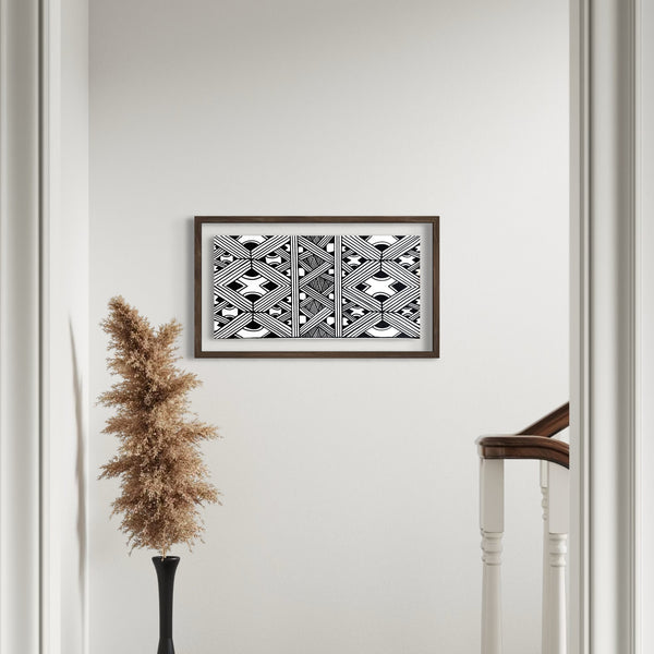 Pintura Indígena Waxamani Mehinako Xingu - 60x30