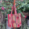 Bolsa Indiana Kantha Quilt - Dupla Face