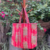 Bolsa Indiana Kantha Quilt - Dupla Face