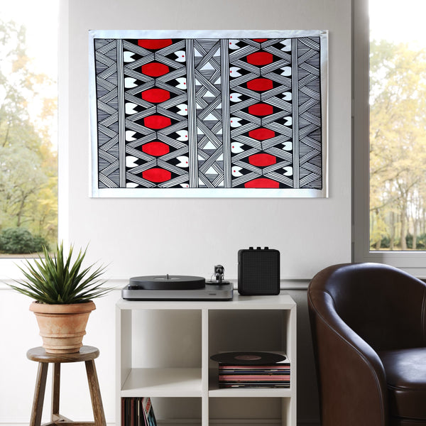 Pintura Indígena Waxamani Mehinako Xingu - 100x70