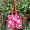 Bolsa Indiana Kantha Quilt - Dupla Face