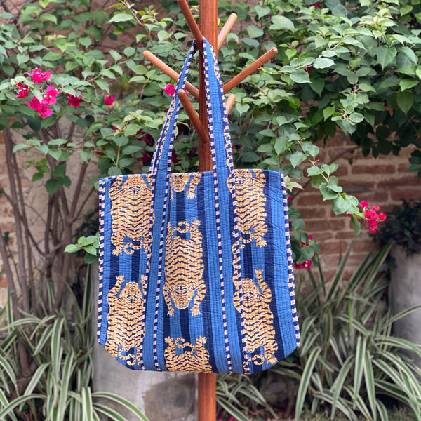 Bolsa Indiana Kantha Quilt - Dupla Face