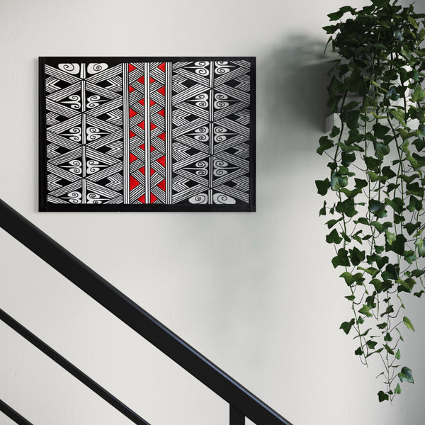 Arte Pintura Indígena  Waxamani Mehinako  - Xingu 50x70