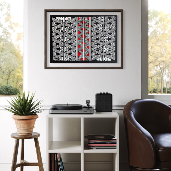 Arte Pintura Indígena  Waxamani Mehinako  - Xingu 50x70