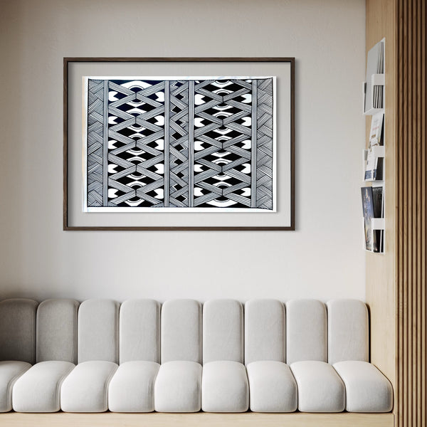 Pintura Indígena Waxamani Mehinako Xingu - 100x70