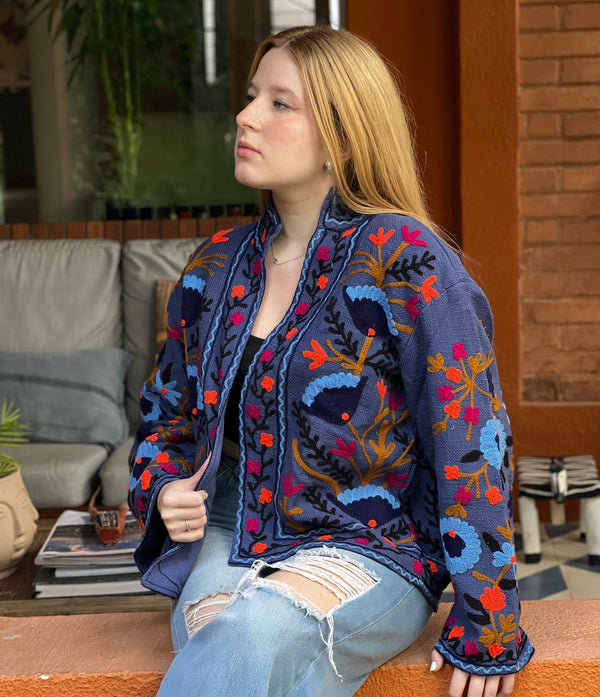 Jaqueta Indiana Suzani Cotton M/G