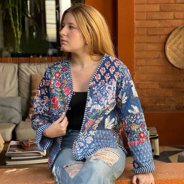Jaqueta Indiana Suzani Quilted M/G
