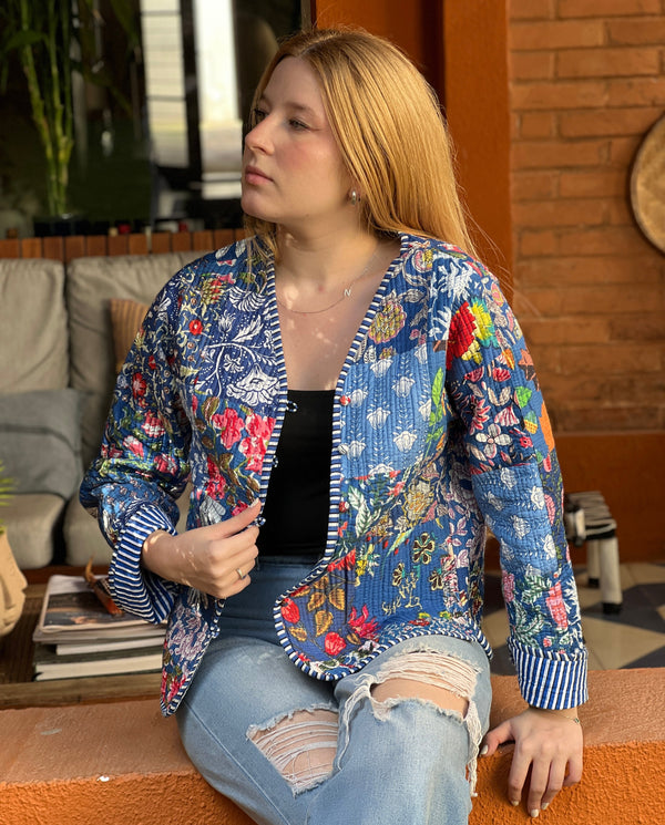 Jaqueta Indiana Suzani Quilted M/G