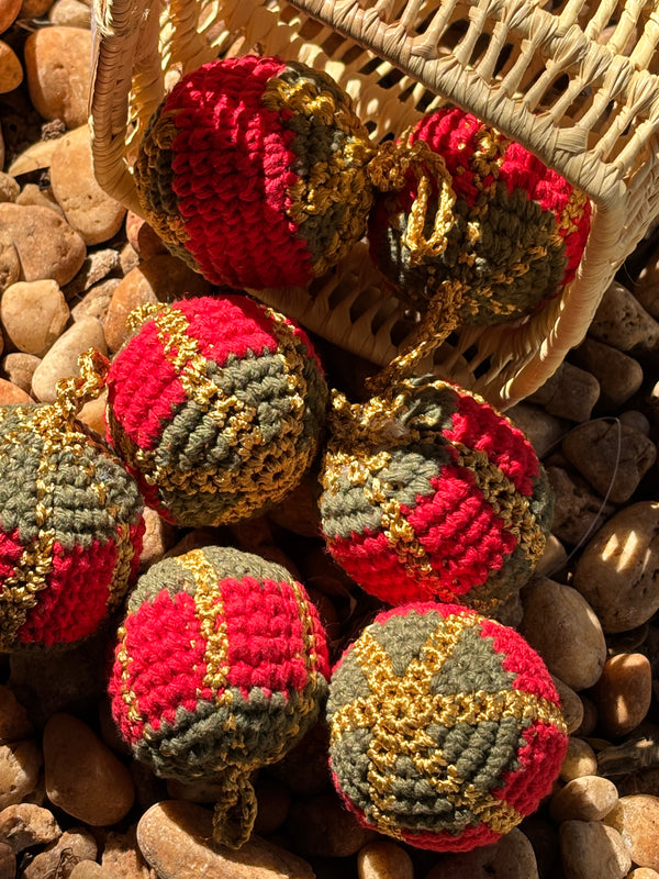 Conjunto 2 Bolas de Crochê PP
