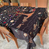 Tecido bordado decorativo para mesa ou cama