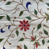 Tecido bordado decorativo para mesa ou cama