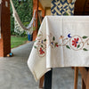 Toalha de mesa indiana bordada