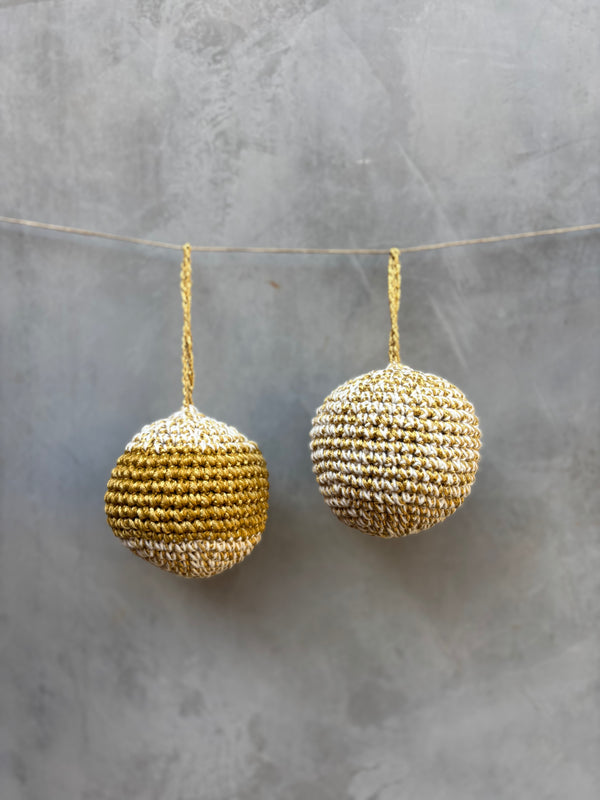 Conjunto 2 Bolas de Crochê G