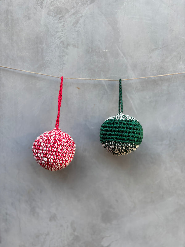 Conjunto 2 Bolas de Crochê P