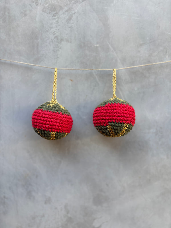 Conjunto 2 Bolas de Crochê P