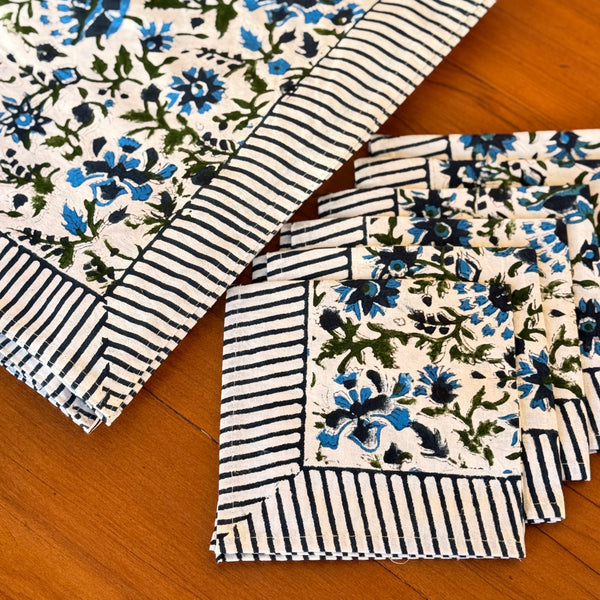 Kit Mesa Posta Indiana HandBlock Printed