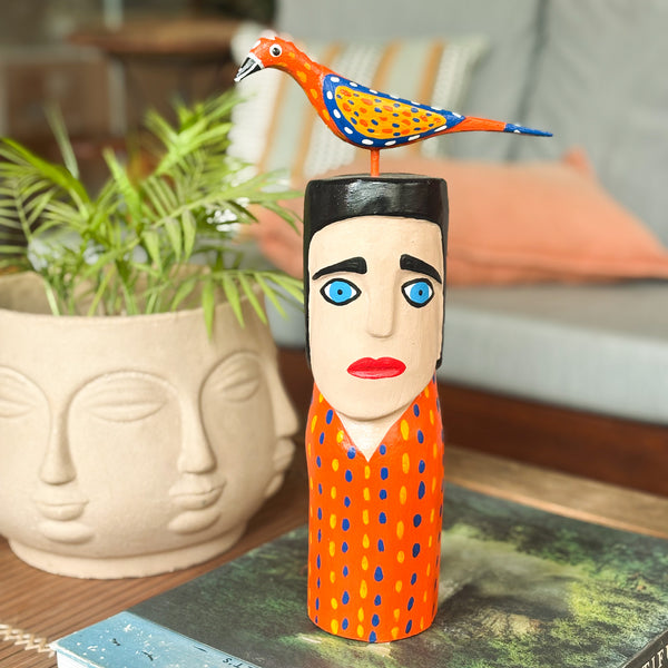 Escultura Boneco Decorativo Zé Crente