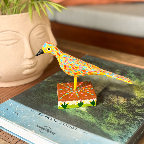 Escultura Pássaro Decorativo Zé Crente