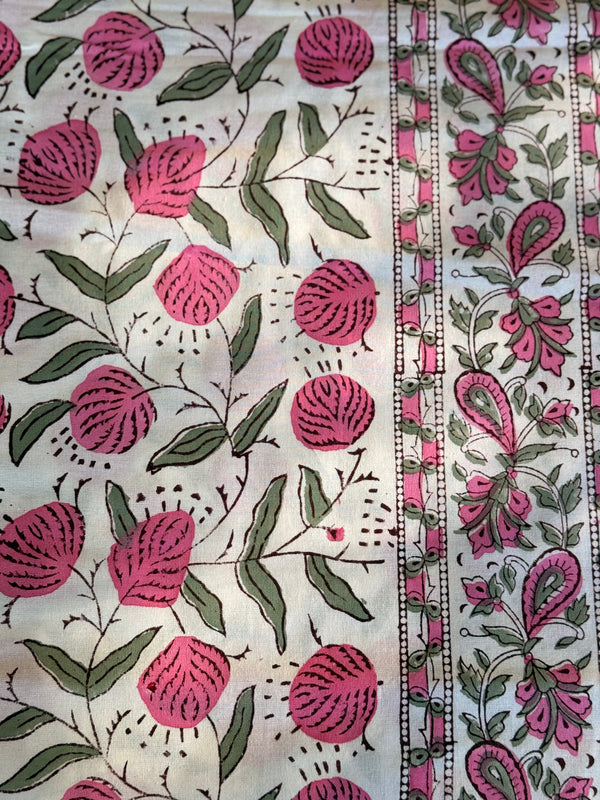 Kit Mesa Posta Indiana HandBlock Printed