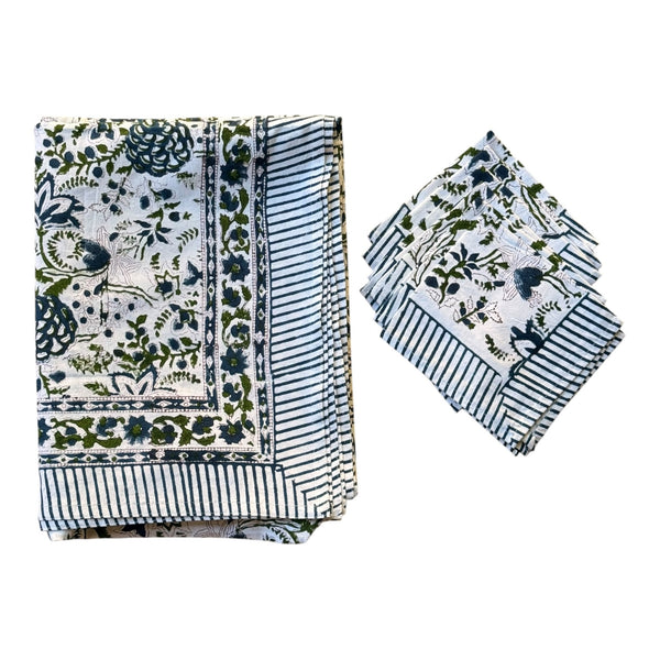 Kit Mesa Posta Indiana HandBlock Printed