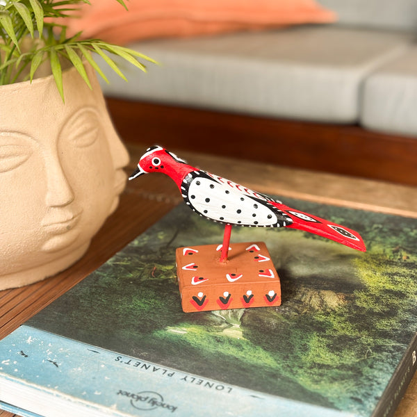 Escultura Pássaro Decorativo Zé Crente