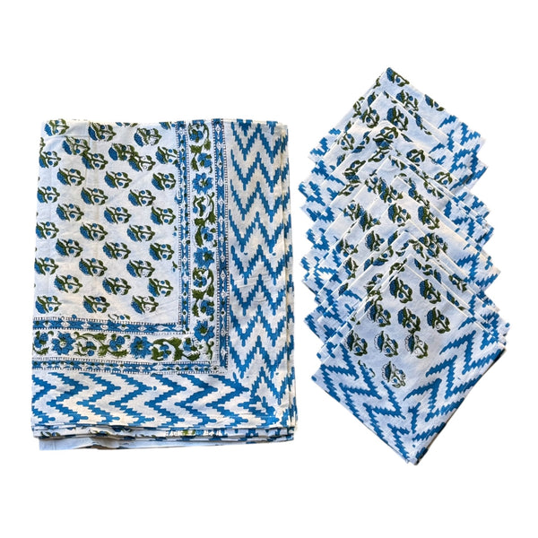 Kit Mesa Posta Indiana HandBlock Printed