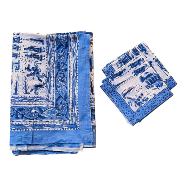 Kit Mesa Posta Indiana HandBlock Printed