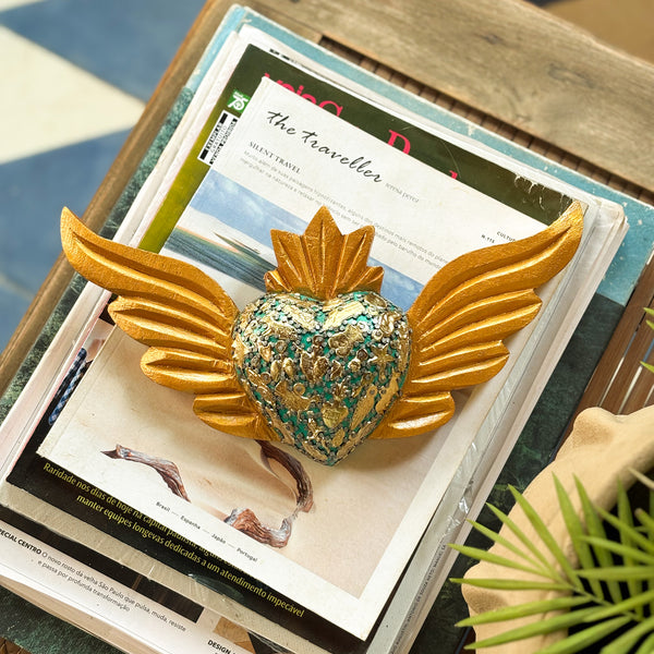 Coração Milagrito Mexicano Asa - G