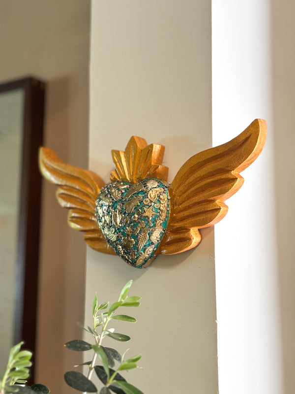 Coração Milagrito Mexicano Asa - G