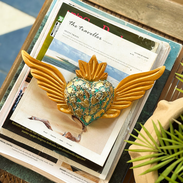 Coração Milagrito Mexicano Asa - G