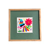 Quadro Tecido Bordado Otomí - México