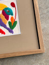 Quadro Tecido Bordado Otomí - México