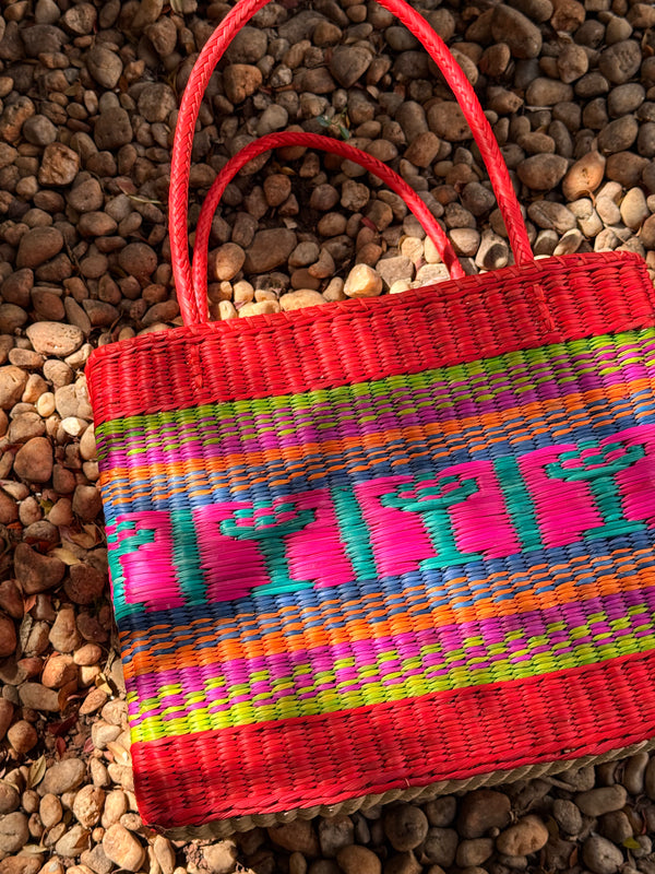 Cesta Peruana de Palha G