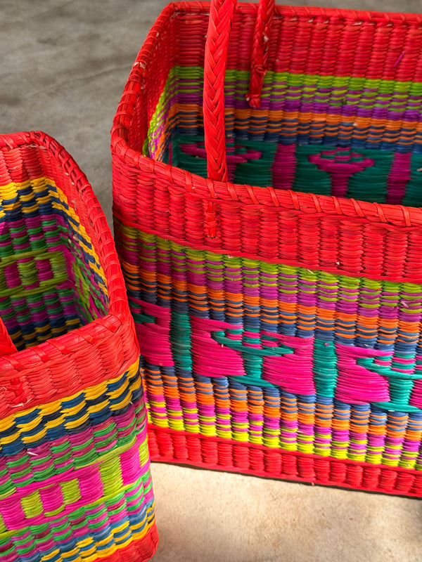 Cesta Peruana de Palha G