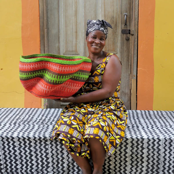 Cesta Wave Africana Bolgatanga XXL